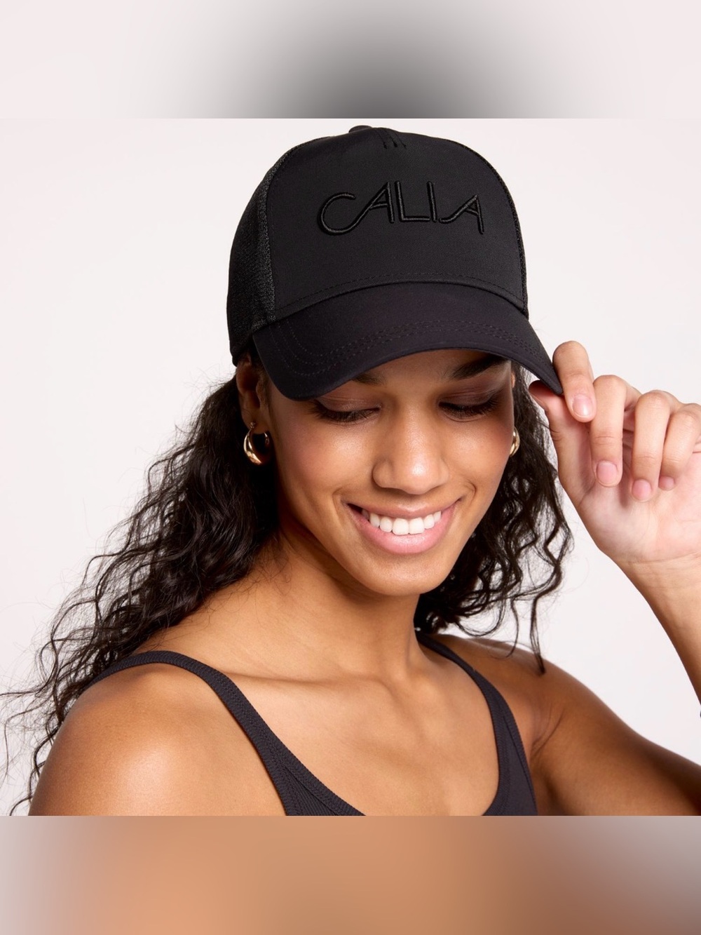 Calia Black Trucker Hat
